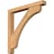 Ekena Millwork Legacy Block Smooth Bracket w/ Offset Brace, Western Red Cedar, 5 1/2"W x 44"D x 44"H BKT0604X44X44LEC05SWR - alternate 1